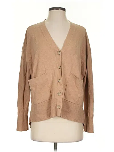 Pre-owned Cabi Cardigan Sweater In Tan