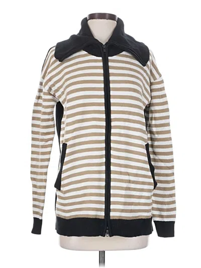 Pre-owned Cabi Cardigan Sweater In Tan
