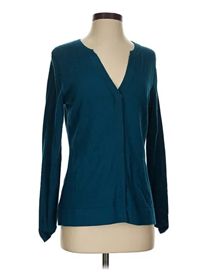 Pre-owned Cabi Cardigan Sweater In Teal