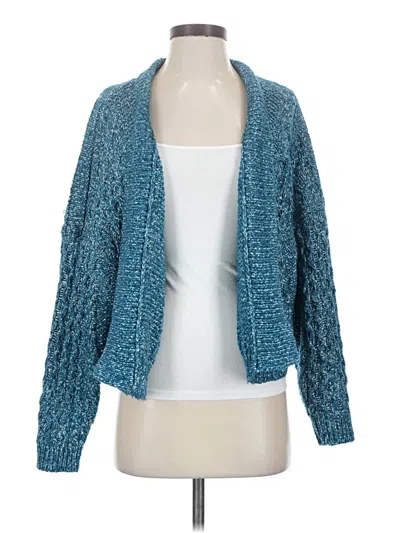 Pre-owned Cabi Cardigan Sweater In Teal