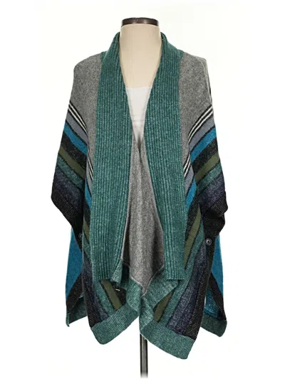 Pre-owned Cabi Cardigan Sweater In Teal