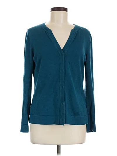 Pre-owned Cabi Cardigan Sweater In Teal