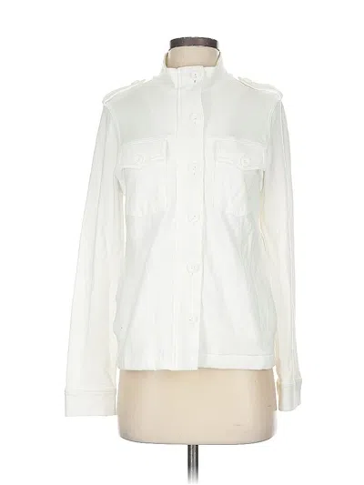 Pre-owned Cabi Cardigan Sweater In White