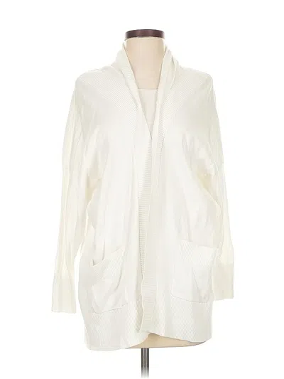 Pre-owned Cabi Cardigan Sweater In White