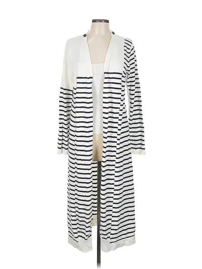 Pre-owned Cabi Cardigan Sweater In White