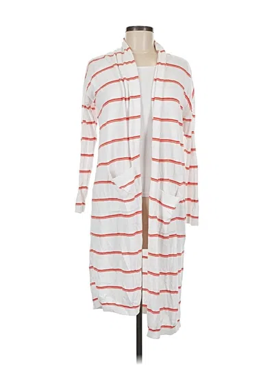 Pre-owned Cabi Cardigan Sweater In White