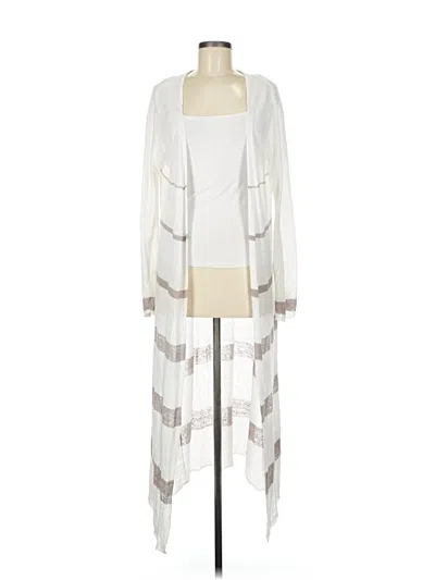 Pre-owned Cabi Cardigan Sweater In White