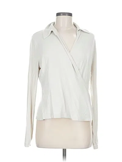 Pre-owned Cabi Cardigan Sweater In White