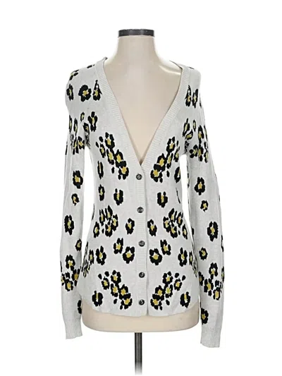 Pre-owned Cabi Cardigan Sweater In White