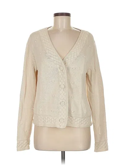 Pre-owned Cabi Cardigan Sweater In White