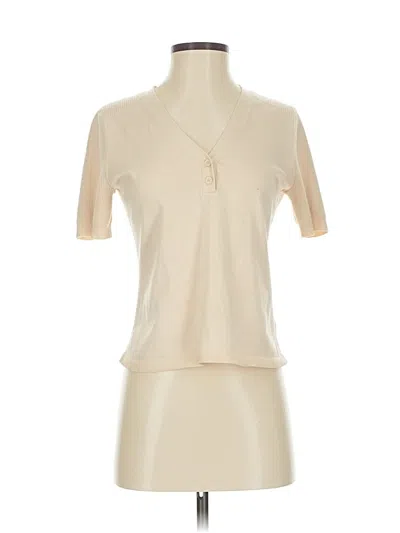 Pre-owned Cabi Cardigan Sweater In White