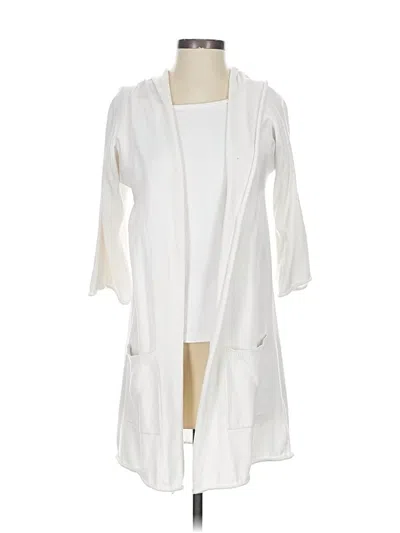Pre-owned Cabi Cardigan Sweater In White