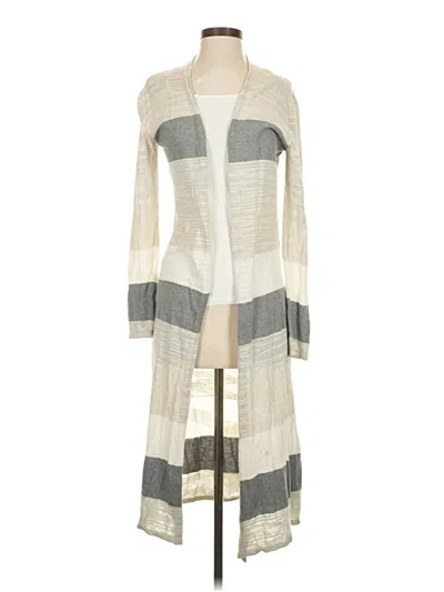 Pre-owned Cabi Cardigan Sweater In White