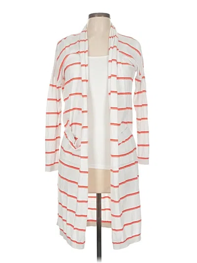 Pre-owned Cabi Cardigan Sweater In White