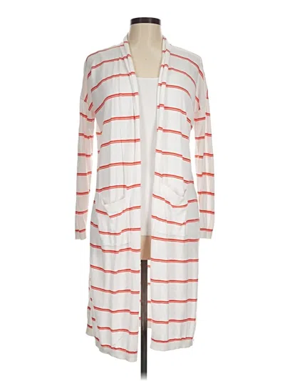 Pre-owned Cabi Cardigan Sweater In White