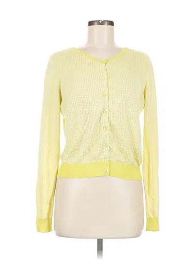 Pre-owned Cabi Cardigan Sweater In Yellow