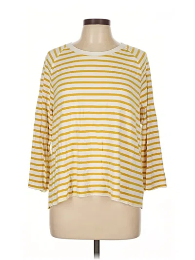 Pre-owned Cabi Cardigan Sweater In Yellow