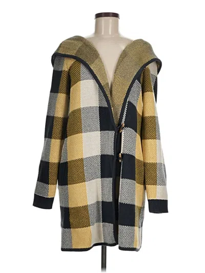 Pre-owned Cabi Cardigan Sweater In Yellow