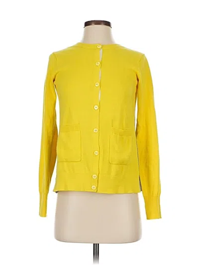 Pre-owned Cabi Cardigan Sweater In Yellow