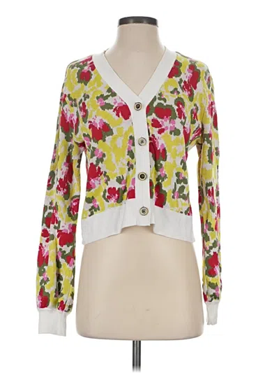 Pre-owned Cabi Cardigan Sweater In Yellow
