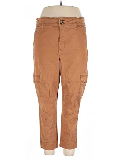 Pre-owned Cabi Cargo Pants In Brown