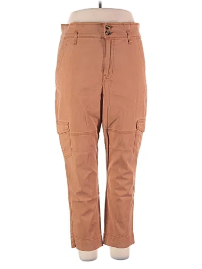 Pre-owned Cabi Cargo Pants In Brown