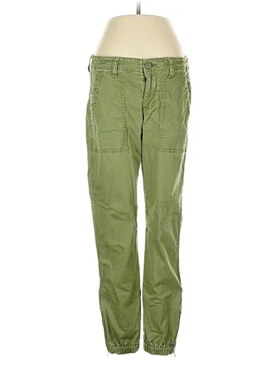 Pre-owned Cabi Cargo Pants In Green