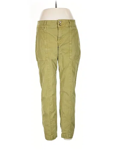 Pre-owned Cabi Cargo Pants In Green