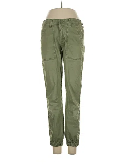 Pre-owned Cabi Cargo Pants In Green