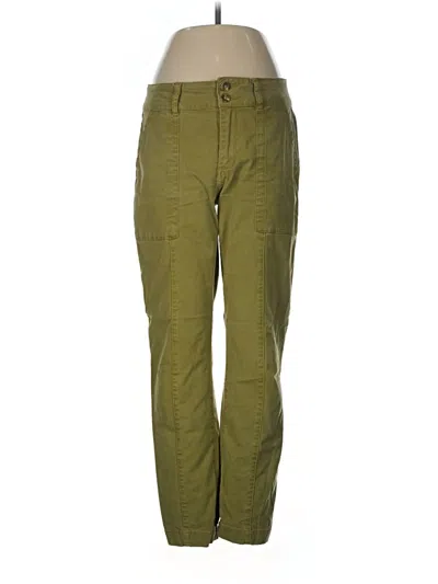 Pre-owned Cabi Cargo Pants In Green