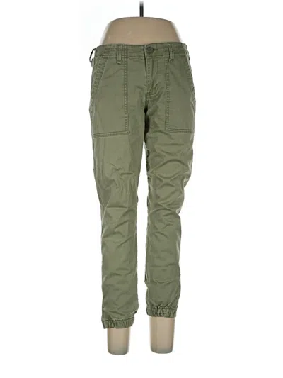 Pre-owned Cabi Cargo Pants In Green