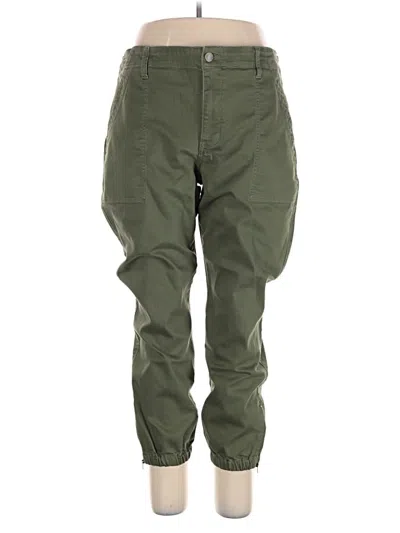 Pre-owned Cabi Cargo Pants In Green