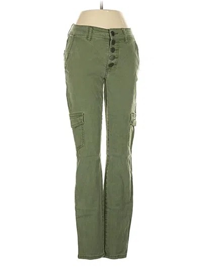 Pre-owned Cabi Cargo Pants In Green