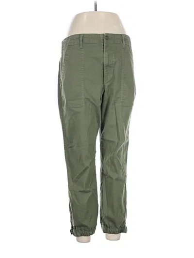 Pre-owned Cabi Cargo Pants In Green