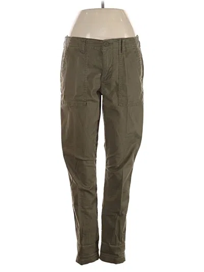 Pre-owned Cabi Cargo Pants In Green