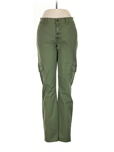 Pre-owned Cabi Cargo Pants In Green