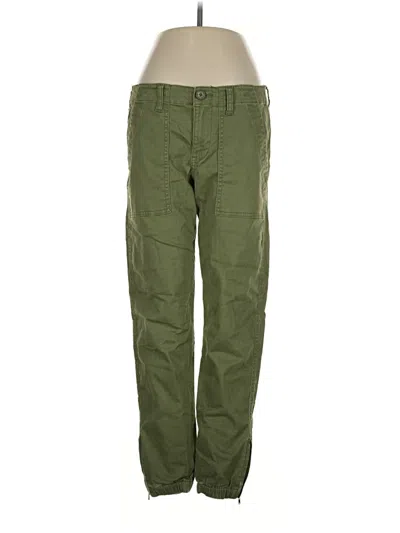 Pre-owned Cabi Cargo Pants In Green