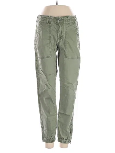 Pre-owned Cabi Cargo Pants In Green
