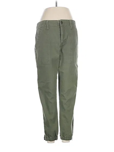 Pre-owned Cabi Cargo Pants In Green
