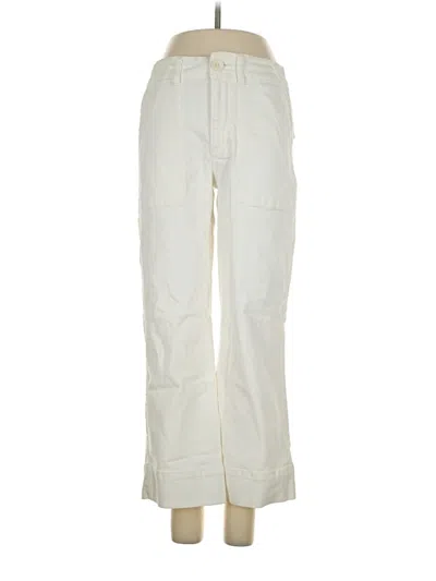 Pre-owned Cabi Cargo Pants In Ivory
