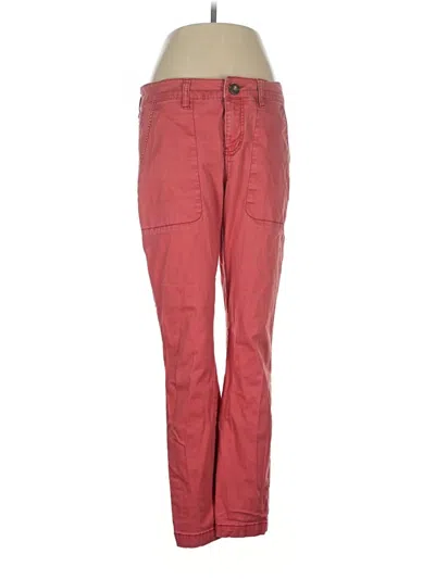 Pre-owned Cabi Cargo Pants In Red