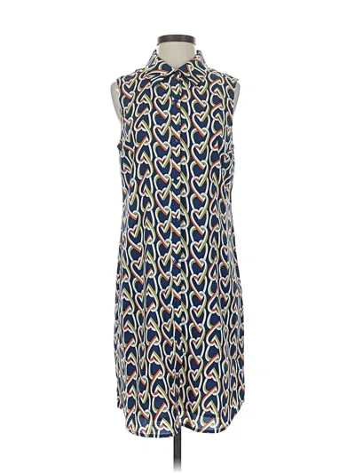 Pre-owned Cabi Casual Dress In Blue