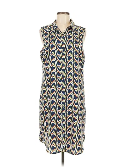 Pre-owned Cabi Casual Dress In Blue