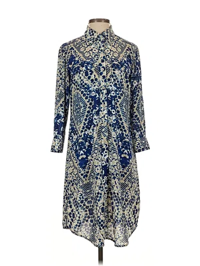 Pre-owned Cabi Casual Dress In Blue