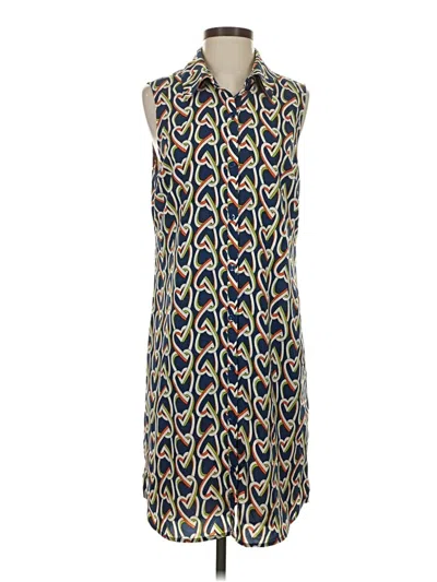 Pre-owned Cabi Casual Dress In Blue