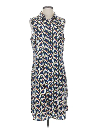 Pre-owned Cabi Casual Dress In Blue