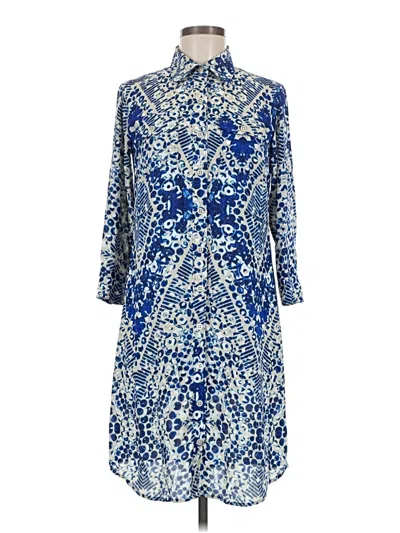 Pre-owned Cabi Casual Dress In Blue