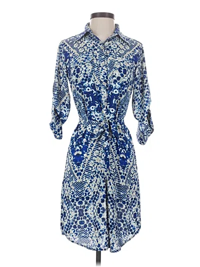 Pre-owned Cabi Casual Dress In Blue