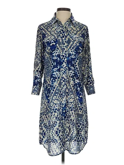 Pre-owned Cabi Casual Dress In Blue
