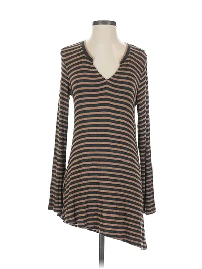 Pre-owned Cabi Casual Dress In Brown
